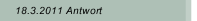 18.3.2011 Antwort